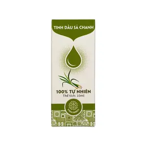 Tinh Dầu Sả Chanh 100% Tự Nhiên, Natural Lemongrass Essential Oil (10ml) - VINASAMEX