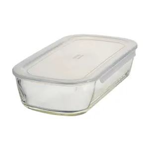 Hộp Thủy Tinh Chịu Nhiệt, Heat Resistant Glass Container, 1.4L, KSTL-140-TW (27 x 14.5cm) - HARIO