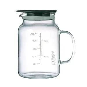 Bình Thủy Tinh Đựng Giấm, Vinegar`s Fruit Pot, 500ml, VFP-500-B (12.5 x 9 x 14cm) - HARIO