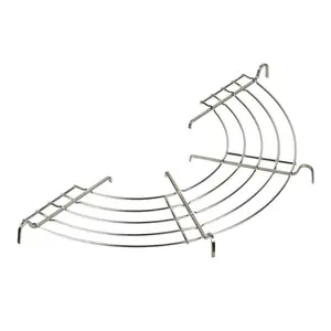 Lưới Inox Làm Ráo Dầu, Stainless Steel Semicircle Oil Draining Rack (25.5cm) - PEARL METAL