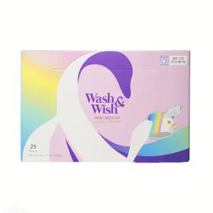 Vải Hút Chống Lem Màu Quần Áo, Laundry Color Catcher Sheet, 25 Tờ (280 x 110mm) - WASH & WISH