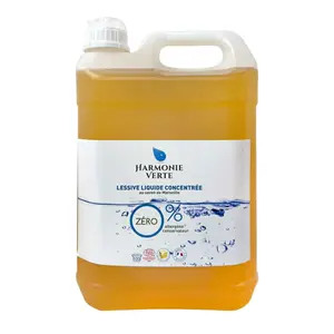 Nước Giặt Đậm Đặc Hữu Cơ Hương Thông Bạc Hà, Lessive Liquide Concentree au Savon de Marseille (5L) - HARMONIE VERTE
