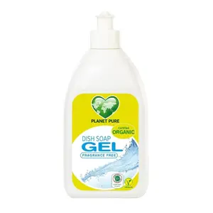 Nước Rửa Chén Bát Hữu Cơ Không Mùi, Organic Dish Soap Gel, Fragrance Free (500ml) - PLANET PURE