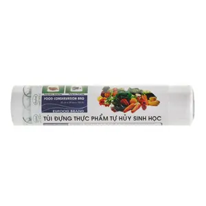 Túi Đựng Thực Phẩm Tự Phân Hủy Sinh Học, Biodegradable Food Conservation Bag, 100 Túi (20 x 30cm) - EUFOOD
