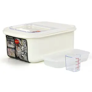 Thùng Đựng Gạo & Ca Đong, Rice Storage Box with Measuring Cup (6kg) - INOMATA
