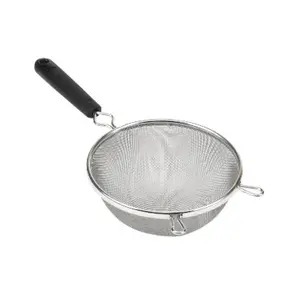 Rây Lọc Có Cán Cầm, Stainless Steel Strainer with Handle (20cm) - UNCLE BILLS