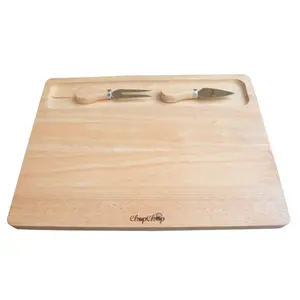 Khay Phô Mai Chữ Nhật, ChopChop, Wooden Cheese Board (34 x 25 x 1.7cm) - GO DUC THANH