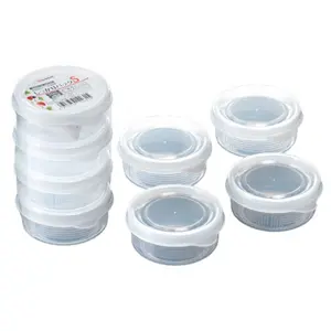 Bộ Hộp Nhựa Tròn Đựng Thực Phẩm, Food Storage Container Set, 4 Cái, 70ml (70 x 31mm) - NAKAYA