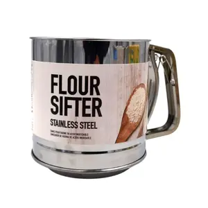 Ly Rây Bột Sắt, Stainless Steel Flour Sifter (18.5 x 12.5 x 13cm) - UNCLE BILLS