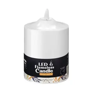 Nến Đèn Led Màu Trắng Ấm, LED Flameless Candle, Warm White (7.5 x 10cm) - UNCLE BILLS