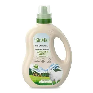Nước Giặt Không Mùi Cho Quần Áo Màu & Trắng, Bio-Universal Concentrated Laundry Gel, Colours & Whites, Fragrance Free, 20 Lần Giặt (900ml) - BIO MIO