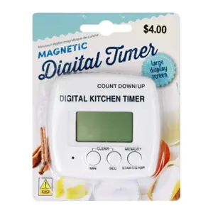 Đồng Hồ Điện Tử Hẹn Giờ Nhà Bếp, Magnetic Digital Kitchen Timer - UNCLE BILLS