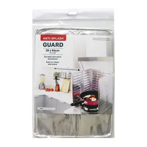 Tấm Nhôm Chắn Chống Văng Dầu Mỡ, Anti-Splash Guard (39 x 84cm) - UNCLE BILLS