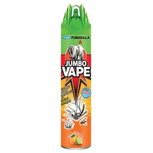 Xịt Ruồi Muỗi Hương Cam Chanh, Jumbo Vape F10, Insect Killer Spray, Citrus (600ml) - FUMAKILLA