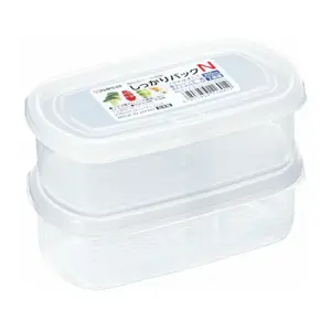 Bộ Hộp Nhựa Đựng Thực Phẩm, Food Storage Container Set, 2 Cái, 300ml (142 x 79 x 46mm) - NAKAYA