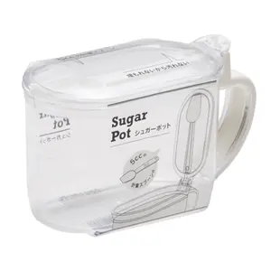 Hộp Đựng Đường, Muối, Gia Vị Kèm Muỗng, Sugar Pot with Spoon (650ml) - YAMADA KAGAKU