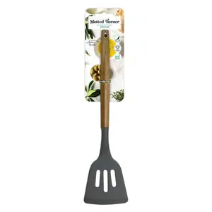 Xẻng Lỗ Nấu Ăn, Kitchen Silicone Slotted Turner, BPA Free - UNCLE BILLS