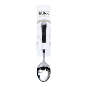 Muỗng Inox Bầu Dục, Lilac, Stainless Steel Spoon (17.5cm) - ECHO METAL