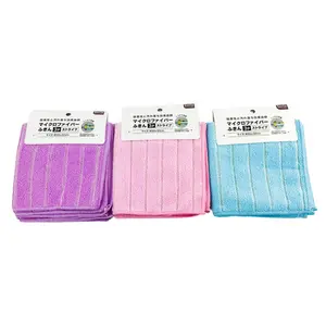 Khăn Lau Nhà Bếp (Nhiều Mẫu), Microfiber Kitchen Cleaning Cloth, 3 Cái (30 x 30cm) - SERIA