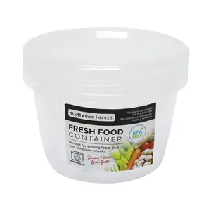 Hộp Đựng Thực Phẩm Tươi, Fresh Food Container, BPA Free (11 x 11 x 8cm) - UNCLE BILLS