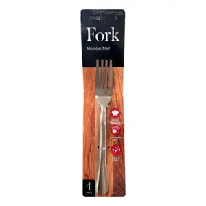 Xiên/Nĩa Thép Không Gỉ, Stainless Steel Fork, 4 Cái - UNCLE BILLS