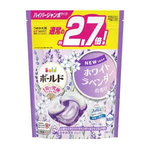 Viên Giặt Xả Hoa Tím, Bold, 4 in 1 Laundry Detergent Pods, Purple Flowers, 30 Viên (550g) - P & G