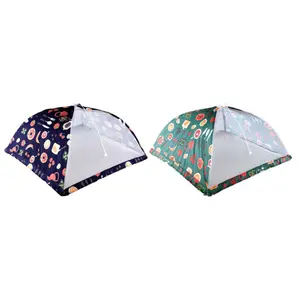 Dù / Lồng Bàn Che Đậy Thức Ăn In Họa Tiết (Nhiều Mẫu), Food Umbrella (43cm) - UNCLE BILLS