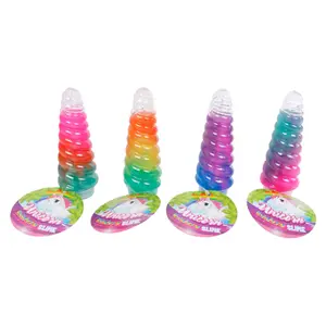 Slime Sừng Kỳ Lân (Nhiều Màu), Unicorn Horn Rainbow Slime (13 x 5 x 5 cm) - UNCLE BILLS