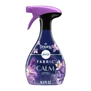 Xịt Thơm Quần Áo Hương Oải Hương & Vani, Fabric Calm, Fabric Refresher with Downy Infusions Lavender & Vanilla Bean, 16.9 fl oz (500ml) - FEBREZE