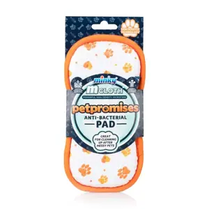 Miếng Lau Vết Bẩn Thú Cưng Kháng Khuẩn, Mcloth, Powerful High Density Microfibre, Petpromises Anti-bacterial Pad (9.5 x 2.5 x 19cm) - MINKY