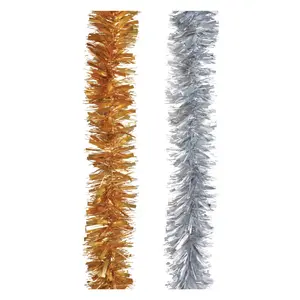 Dây Kim Tuyến Trang Trí Giáng Sinh (Nhiều Màu), Wide Cut Christmas Tinsel (2m) - UNCLE BILLS