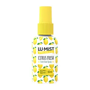 Xịt Thơm Khử Mùi Bồn Cầu Hương Chanh, Toilet Bowl Spray, Citrus Fresh (60ml) - LU-MIST