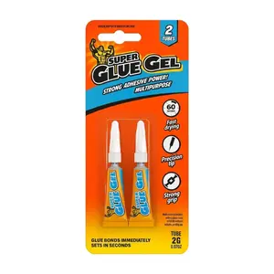 Keo Siêu Dính, Fast Drying Super Glue Gel, 2 Ống (4g) - UNCLE BILLS