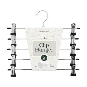 Kẹp Quần Áo Kim Loại, Metal Clip Hanger, 5 Cái - UNCLE BILLS