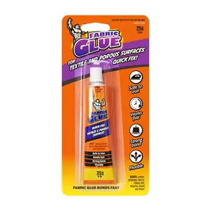 Keo Dán Bề Mặt Vải & Xốp, Fabric Glue for Textiles & Porous Surfaces, 0.8 oz (25g) - UNCLE BILLS