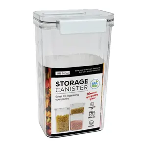 Hộp Đựng Thực Phẩm, Food Storage Cannister with Clip Lid, BPA Free (1.8L) - UNCLE BILLS