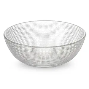 Tô Thủy Tinh Hoa Văn, Pattern Glass Bowl, 1300ml (20cm) - UNCLE BILLS