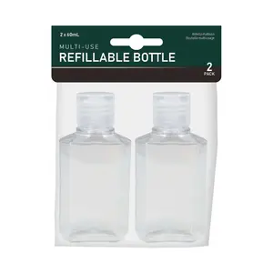 Chai Nhựa Đa Năng, Mutli-Use Refillable Bottle, 2 Chai (60ml) - UNCLE BILLS