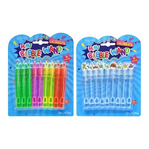 Đồ Chơi Ống Thổi Bong Bóng (Nhiều Mẫu), Mini Bubble Wand, 9 Ống (45ml) - UNCLE BILLS