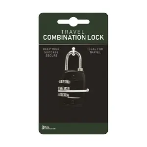 Ổ Khóa Mật Mã 3 Số Cho Hành Lý Du Lịch, Travel Luggage Lock, 3 Dial Combination - UNCLE BILLS