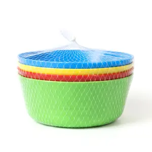 Chén Dùng Ăn Tiệc Nhiều Màu, Reusable Party Bowls, Microwave Safe, 4 Cái (300ml) - UNCLE BILLS