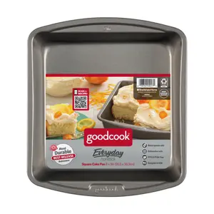 Khay Nướng Bánh Chống Dính Hình Vuông, Nonstick Square Cake Pan (20.3 x 20.3cm) - GOOD COOK