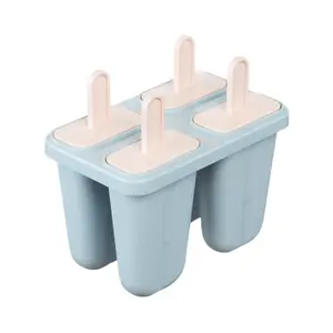 Khuôn Làm Kem, Kari Ice Cream Mold, 4 Khuôn (143 x 87 x 133mm) - INOCHI