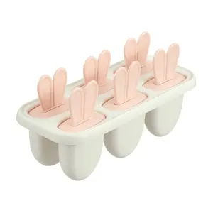 Khuôn Làm Kem Tai Thỏ, Kari Rabbit Ears Popsicle Mold, 6 Khuôn (210 x 90 x 104mm) - INOCHI
