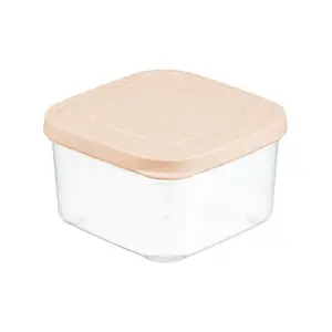 Hộp Thực Phẩm Vuông, Hokkaido Square Food Storage Container, 500ml (110 x 110 x 61mm) - INOCHI
