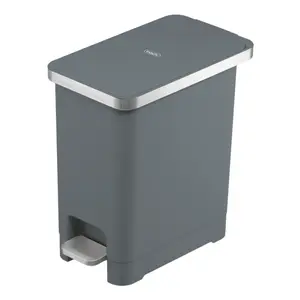 Thùng Rác Đạp, Hiro Hana Step Bin, 10L (295 x 175 x 321mm) - INOCHI