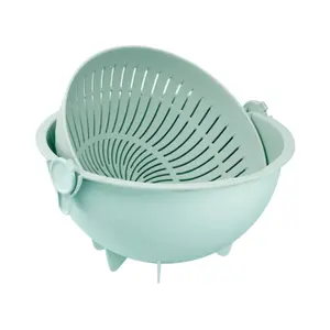 Bộ Thau Rổ Xoay Đa Năng, Yoko Multi-Purpose Spinning Bowl & Colander Set, 28cm (287 x 279 x 157mm) - INOCHI