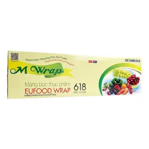 Màng Bọc Thực Phẩm, M Wrap 618, Suitable for Microwave (45cm x 500m) - EUFOOD