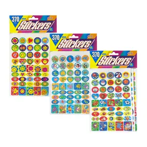 Hình Dán Lớn (Nhiều Mẫu), Mega Sticker Sheet Set, 6 Tờ, 370 Hình - UNCLE BILLS