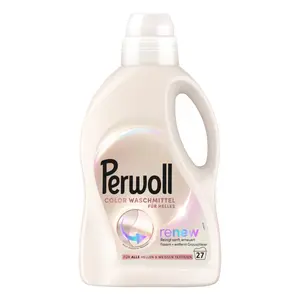 Nước Giặt Quần Áo Màu Sáng, Renew Color Waschmittel fur Helles, 27 Lần Giặt (1.35L) - PERWOLL